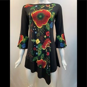 EVA VARRO SAVANNAH BELL SLEEVES TUNIC -FARAH